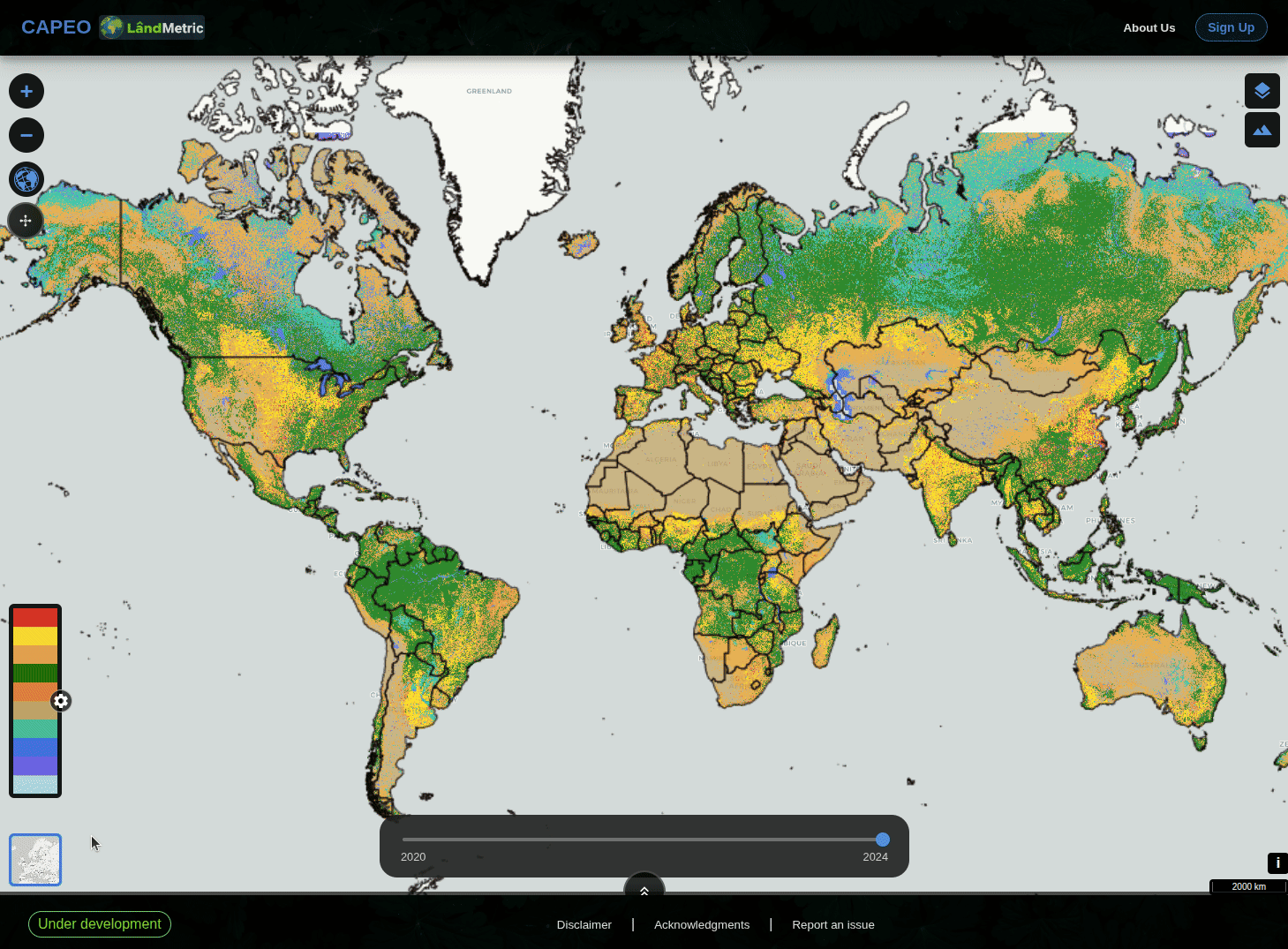 Selecting a basemap