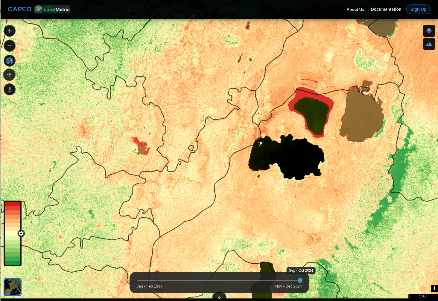 NDVI area in 2024
