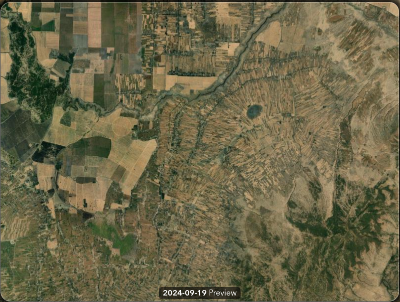 Esri Wayback imagery in 2024