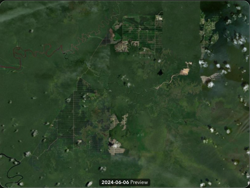 Esri Wayback imagery from 2024